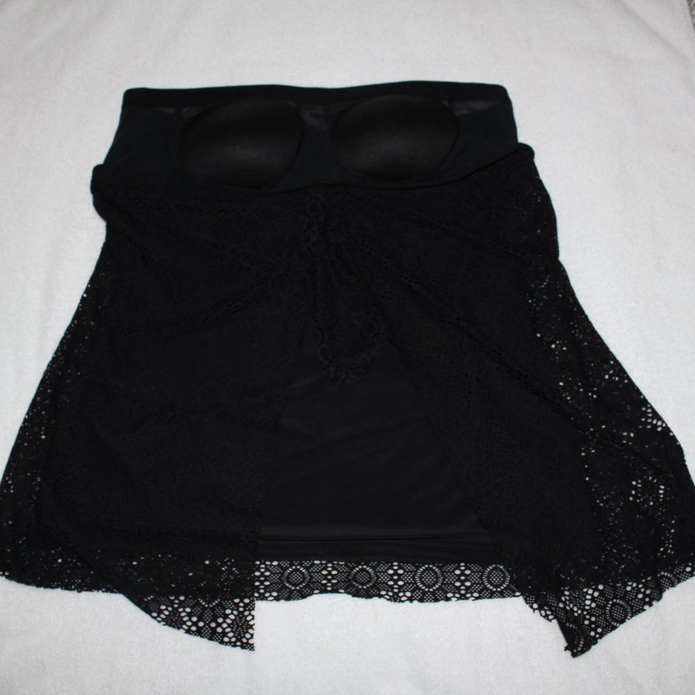 Croft & Barrow Black Tankini